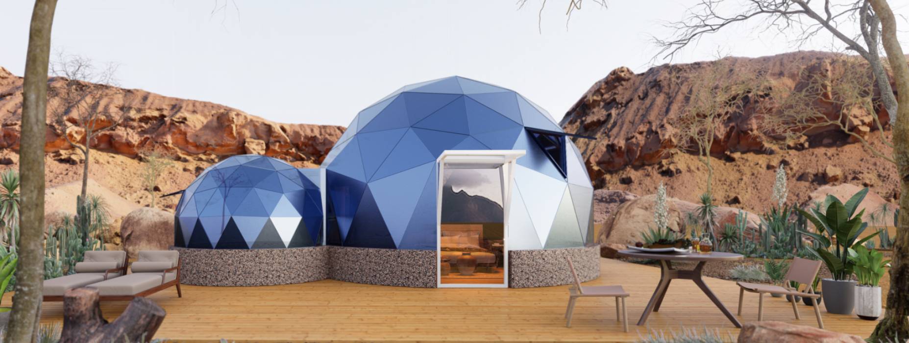 赫山区球形智能光伏玻璃星空房